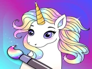 My Little Unicorn: Unicorn Coloring Book For Kids Online Puzzle Games on NaptechGames.com