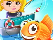 Nastya Like Fishing Mani‪a Online Girls Games on NaptechGames.com