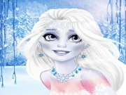 New Makeup Snow Queen Eliza Online Dress-up Games on NaptechGames.com