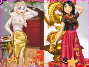 New Year Party Challenge Dress Online Girls Games on NaptechGames.com