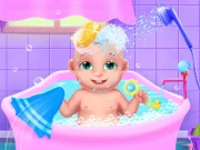 Newborn Twin Baby Care Online Girls Games on NaptechGames.com