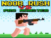Noob Rush vs Pro Monsters Online Agility Games on NaptechGames.com