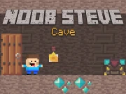 Noob Steve Cave Online Arcade Games on NaptechGames.com