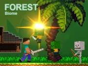 Noob vs Zombies - Forest biome Online Adventure Games on NaptechGames.com