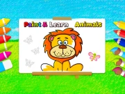 Paint and Learn Animals Online Girls Games on NaptechGames.com
