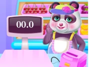 Panda Supermarket Manager Online Girls Games on NaptechGames.com