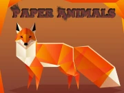 Paper Animals Pair Online Puzzle Games on NaptechGames.com