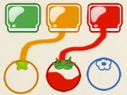 Pick Color Paint Fruits Online Puzzle Games on NaptechGames.com