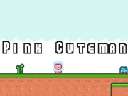 Pink Cuteman Online Arcade Games on NaptechGames.com
