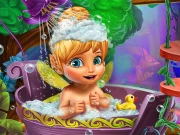 Pixie Baby Bath Online Dress-up Games on NaptechGames.com