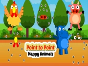 Point to Point Happy Animals Online Educational Games on NaptechGames.com