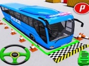 Police Bus Parking- Simulation Online Hypercasual Games on NaptechGames.com
