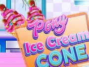 Pony Ice Cream Cone Online Cooking Games on NaptechGames.com