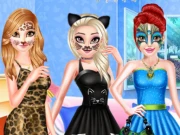 Princess Animal Style Fashion Party Online Care Games on NaptechGames.com