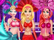 Princess as Los Vegas Showgirls Online Dress-up Games on NaptechGames.com