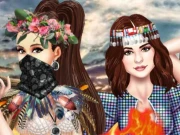 Princess BFF Burning Man Online Dress-up Games on NaptechGames.com