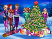 Princess Christmas Night Online Art Games on NaptechGames.com