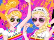 Princess Color Run Online Dress-up Games on NaptechGames.com