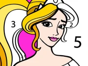 Princess Coloring By Number Online Girls Games on NaptechGames.com