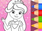 Princess Coloring Glitter - Art Game Online Girls Games on NaptechGames.com