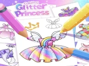 Princess Coloring Glitter For Girl Online Girls Games on NaptechGames.com