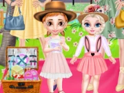 Princess Family Flower Picnic Online Girls Games on NaptechGames.com