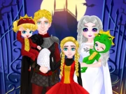 Princess Family Halloween Costume Online Girls Games on NaptechGames.com