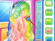 Princess Fashion Rainbow Hairstyle Design Online Hypercasual Games on NaptechGames.com