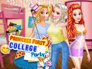 Princess First College Party Online Care Games on NaptechGames.com