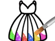 Princess Glitter Coloring - For Kids Online Girls Games on NaptechGames.com