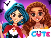Princess Happy Halloween Party Online Girls Games on NaptechGames.com