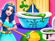 Princess Home Cleaning Online Girls Games on NaptechGames.com