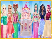 Princess & Mermaid Doll House Decorating Online Hypercasual Games on NaptechGames.com