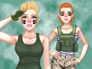 Princess Military Fashion Online Girls Games on NaptechGames.com