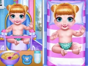 PRINCESS NEW BORN TWINS BABY CARE Online Girls Games on NaptechGames.com
