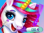 Princess Pony Beauty Makeover: Unicorn Salon Online Girls Games on NaptechGames.com