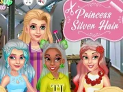 Princess Silver Hairstyles Online Dress-up Games on NaptechGames.com