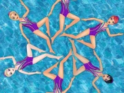 Princess Synchronized Swimming Online Dress-up Games on NaptechGames.com