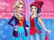 Princess Winter Activities Online Dress-up Games on NaptechGames.com