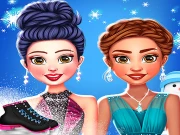 Princess Winter Ice Skating Outfits Online Dress-up Games on NaptechGames.com