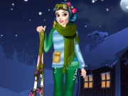 Princess Winter Skiing Online Dress-up Games on NaptechGames.com