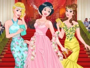 Princesses at Met Gala Ball Online Dress-up Games on NaptechGames.com