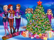 Princesses Christmas tree Online Art Games on NaptechGames.com