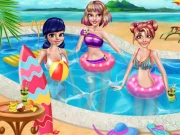 Princesses Summer Vacation Trend Online Dress-up Games on NaptechGames.com