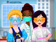 Princesses VS Epidemic Online Girls Games on NaptechGames.com
