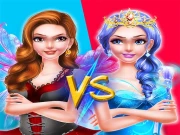 Pro Fairy Princess Dress Up VS Witch Makeup Online Girls Games on NaptechGames.com