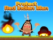 Protect Red Indian Man Online Casual Games on NaptechGames.com