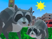 Raccoon Adventure City Simulator 3D Online Adventure Games on NaptechGames.com