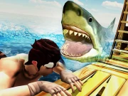 Raft Shark Hunting Online Boys Games on NaptechGames.com