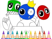 Rainbow Friends Coloring Book Game Online Girls Games on NaptechGames.com